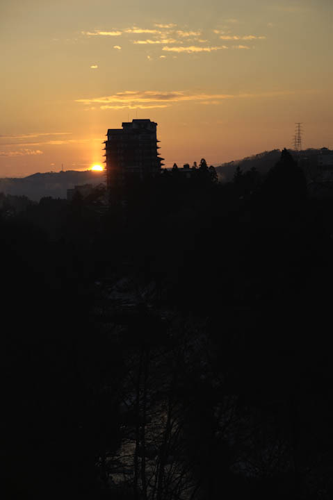 日の出の写真
